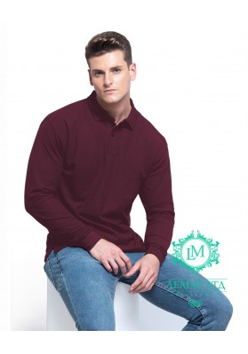 Мужская футболка-поло с длинными рукавами JHK POLO REGULAR MAN LS